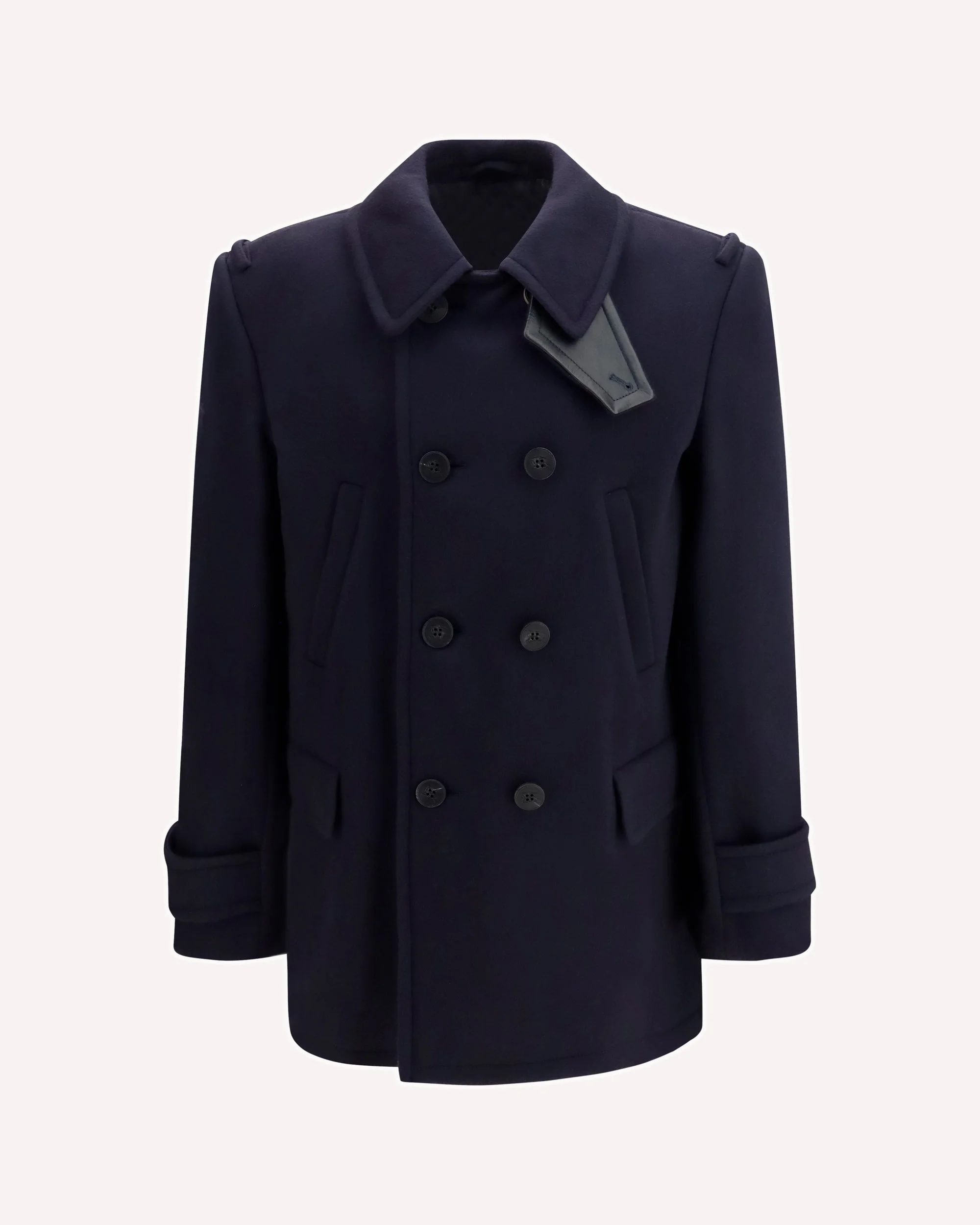Wool cashmere Pea Coat - 1
