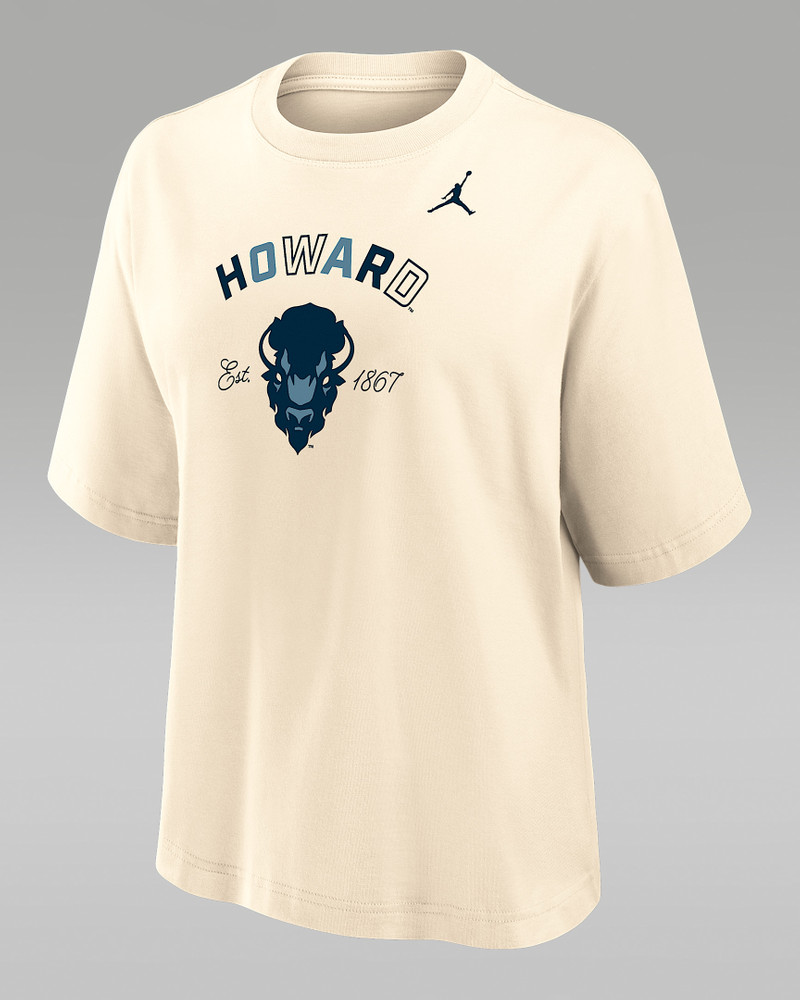 Jordan College (Howard University) Women's Boxy Cotton T-Shirt 1