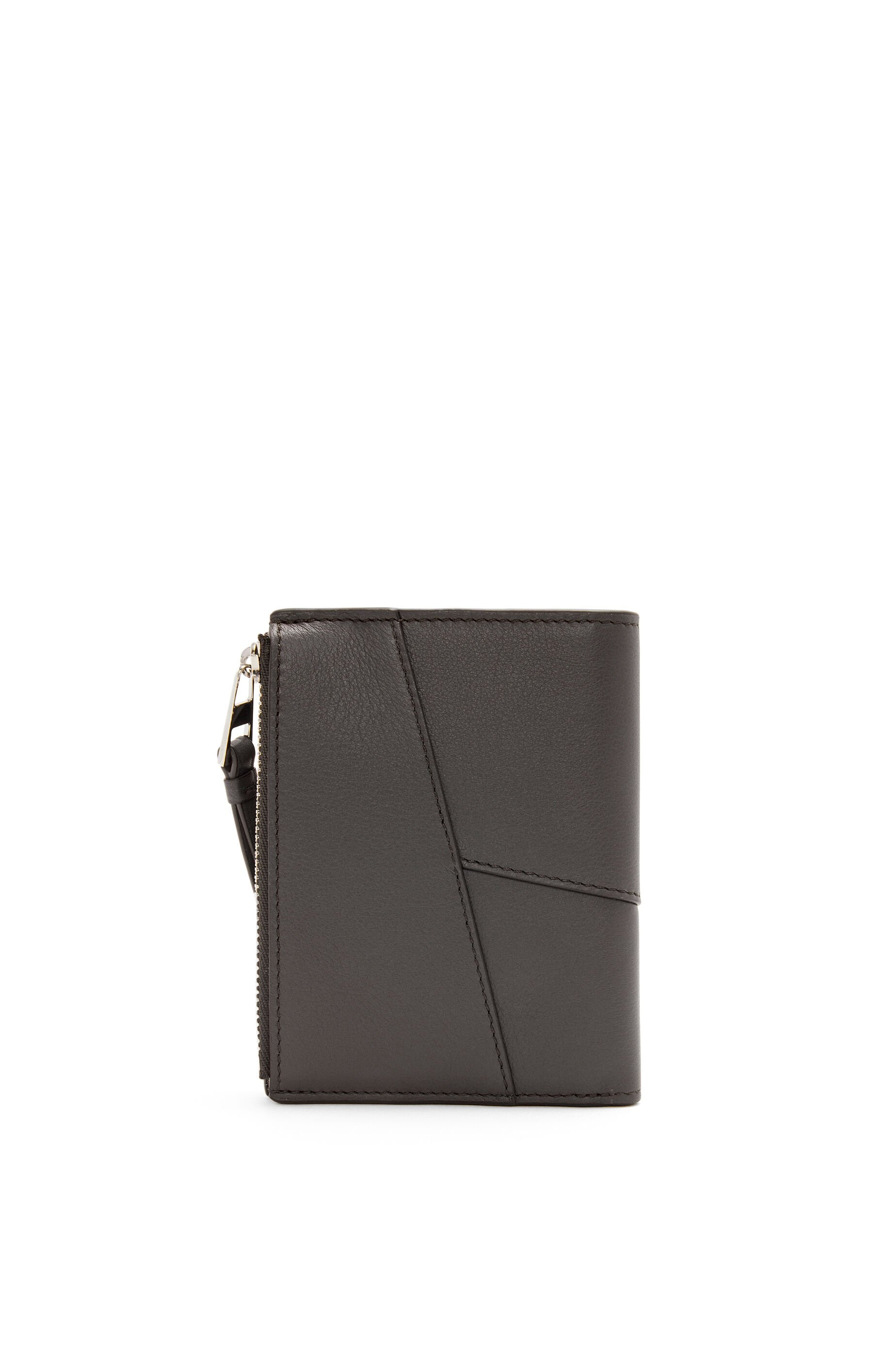 Puzzle slim compact wallet in classic calfskin - 4