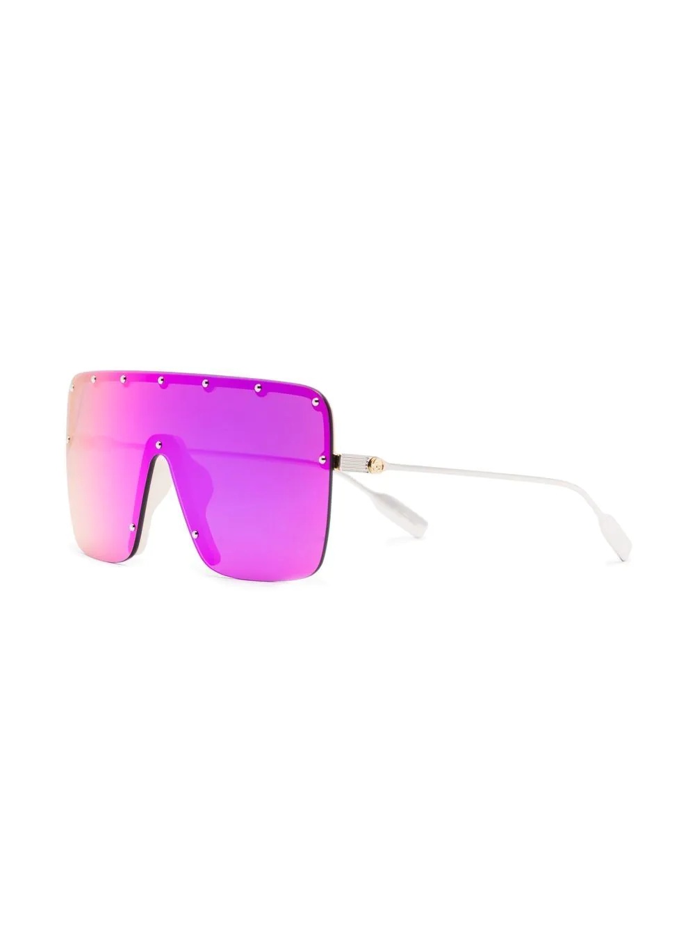 Visor oversized sunglasses - 2