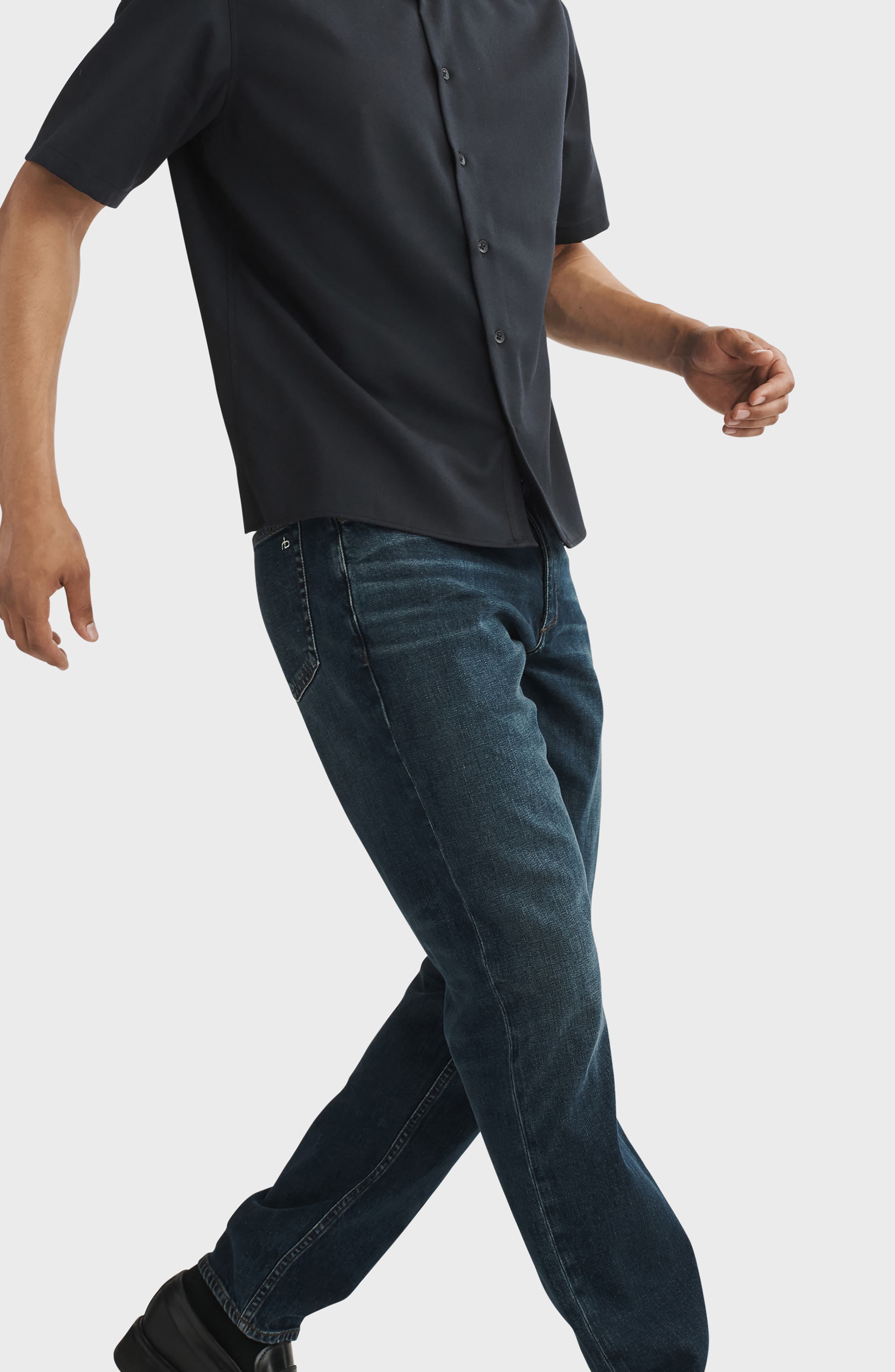 rag & bone Fit 3 Authentic Stretch Athletic Fit Jeans in Cole at Nordstrom - 5