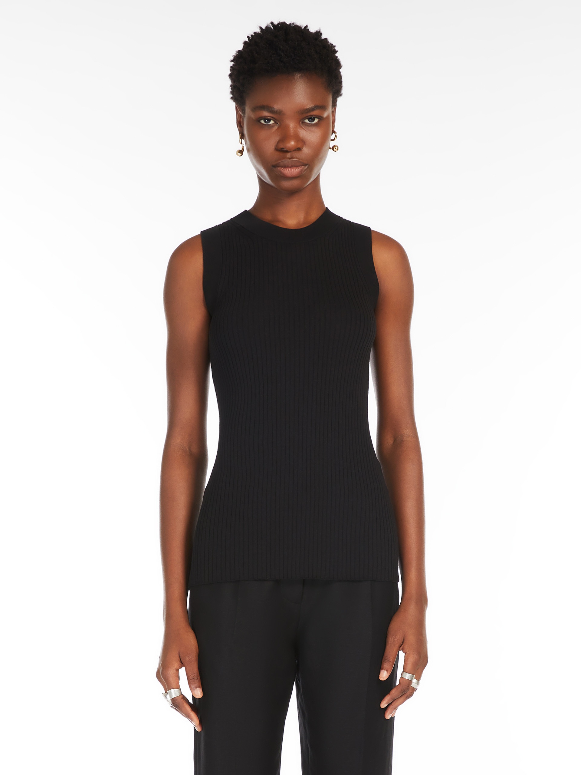 TIONE Ribbed cotton tank top - 3
