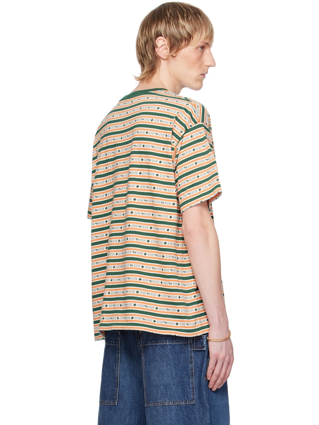 Green Scottie Jacquard T-Shirt - 3