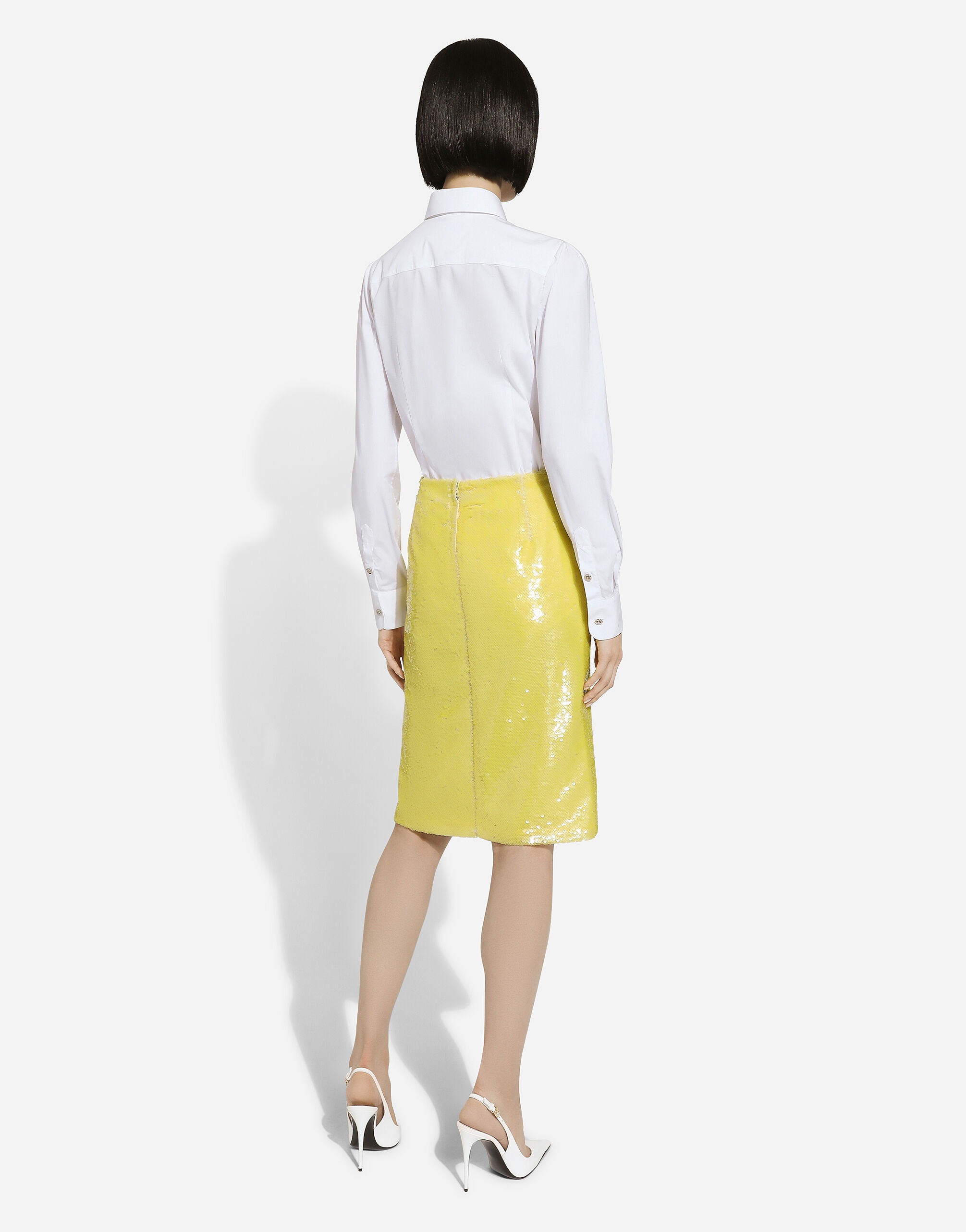 Sequined pencil skirt - 3