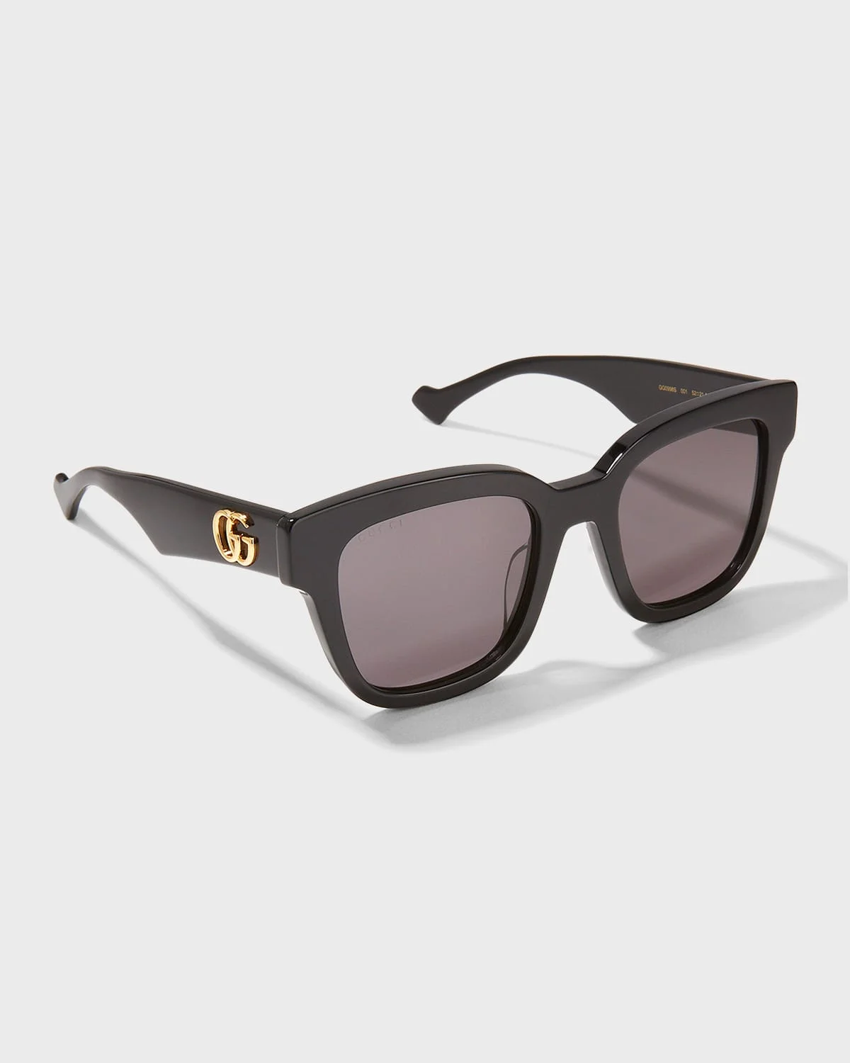 Oversized Rectangle Acetate Sunglasses - 1