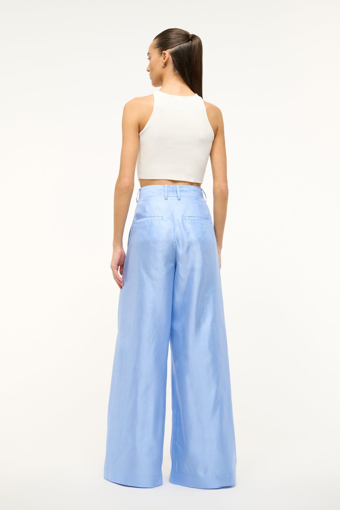 STAUD SASHA PANT PERIWINKLE - 4