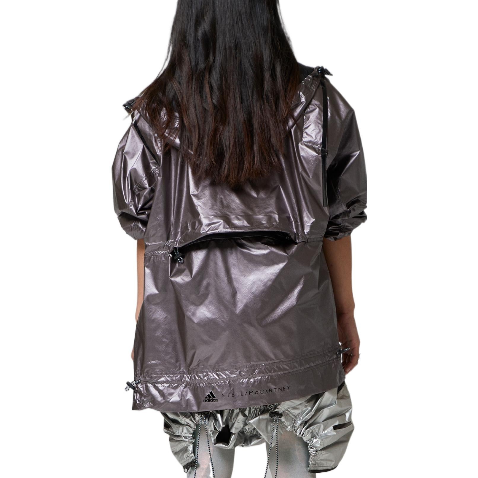 (WMNS) adidas By Stella McCartney Truepace Metallic Running Jacket Asia Sizing 'Copper' H09046 - 3