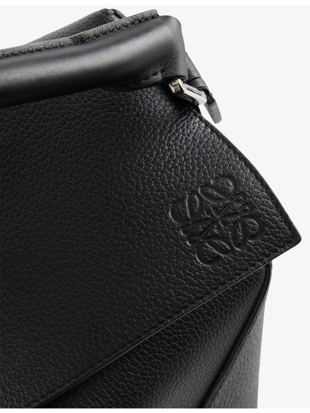 Puzzle Edge Large Leather Top-Handle Bag - 3