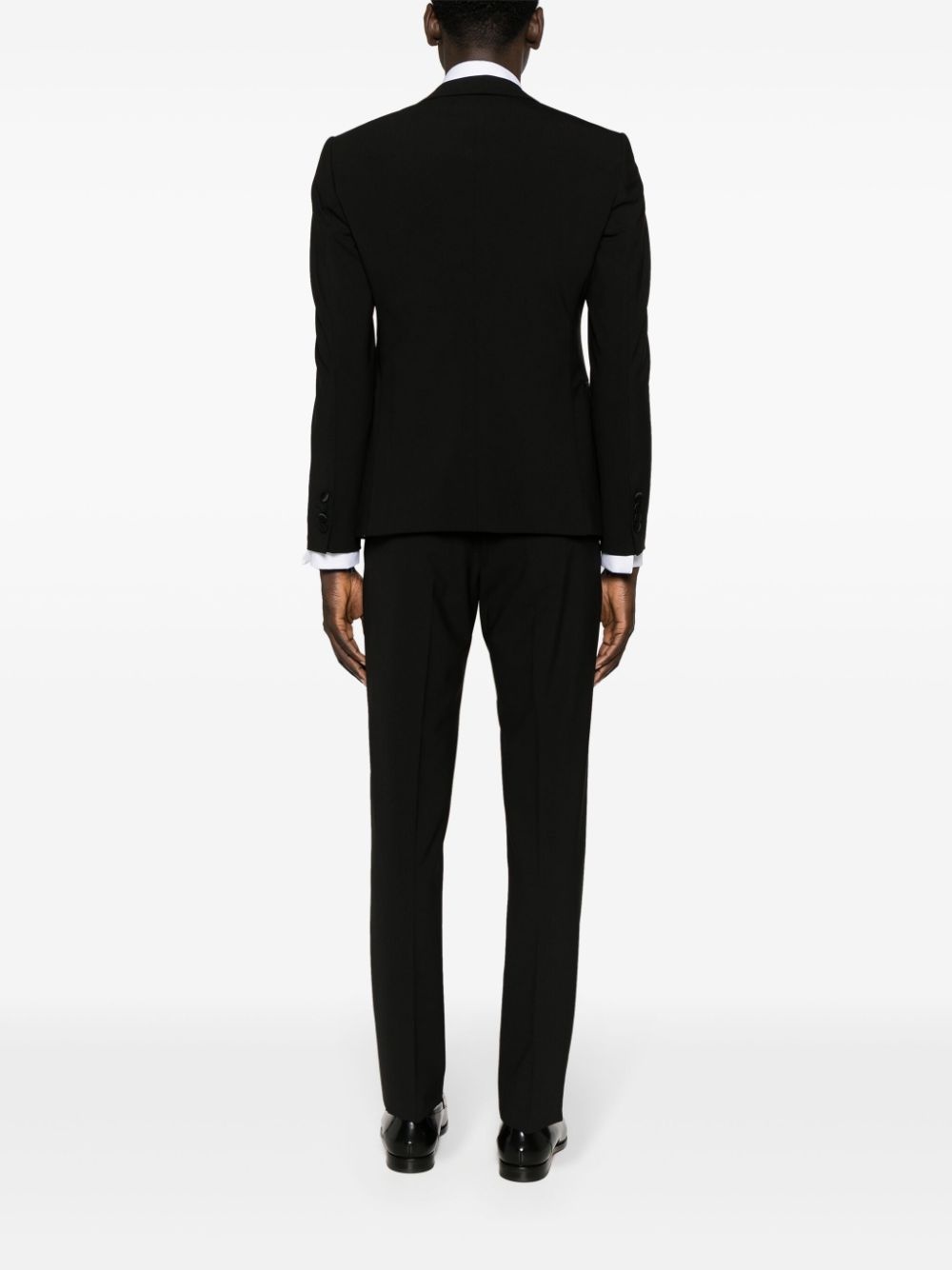 single-breasted tailored suit - 4