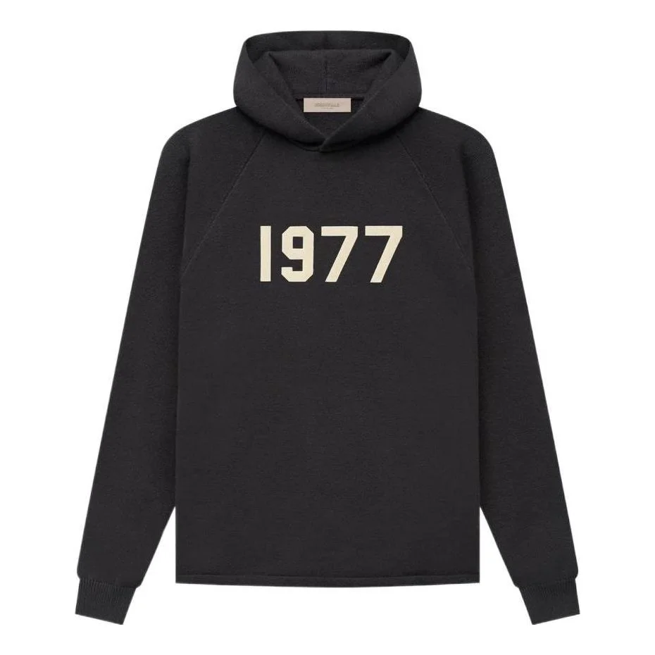 Fear of God Essentials SS22 Knit 1977 Hoodie 'Iron' FOG-SS22-172 - 1