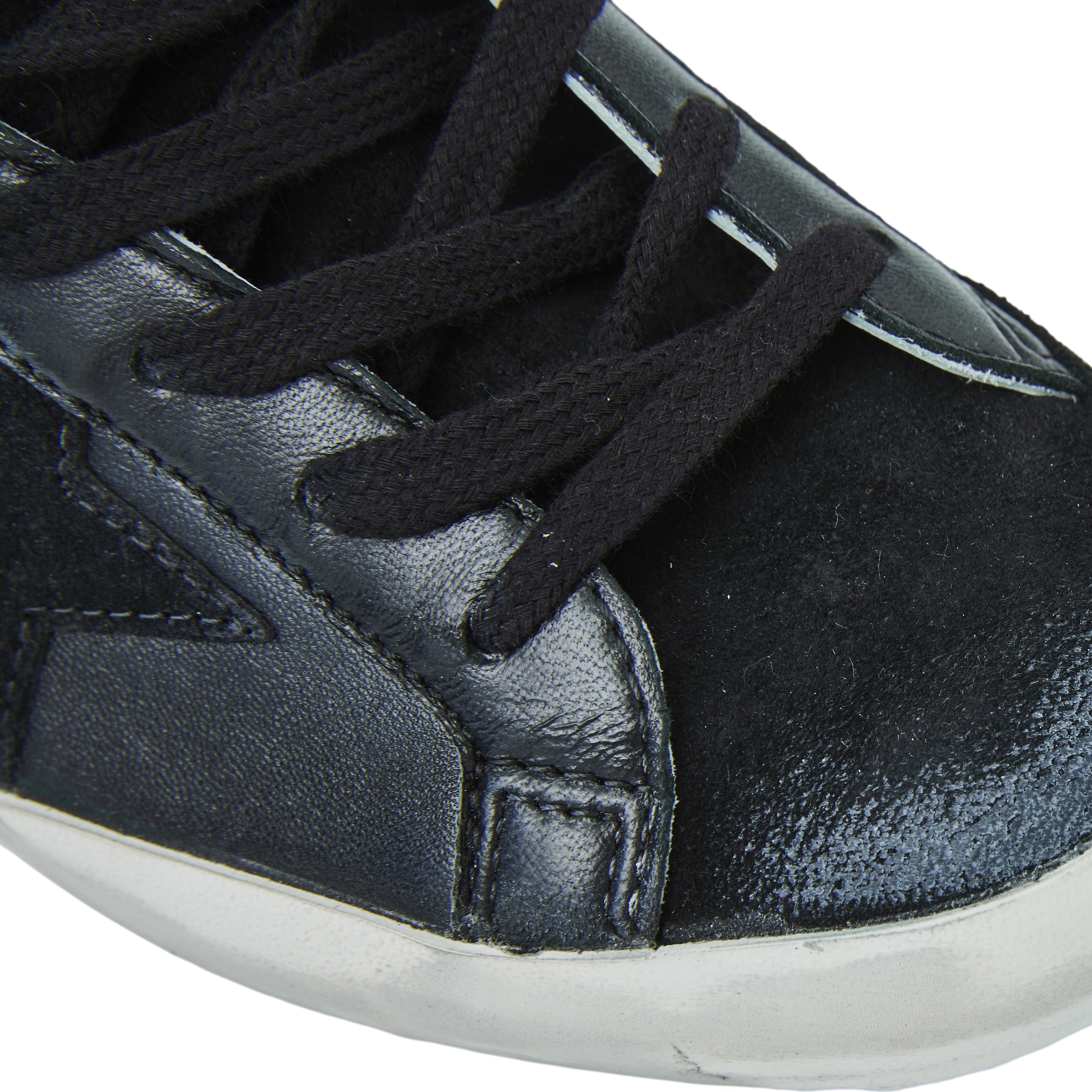 Golden Goose SUPER STAR LEATHER SNEAKERS | SV77 | REVERSIBLE