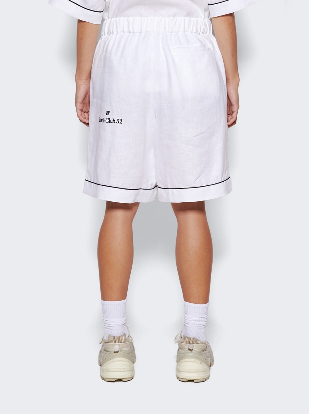 Fluid Linen Shorts Optic White - 5