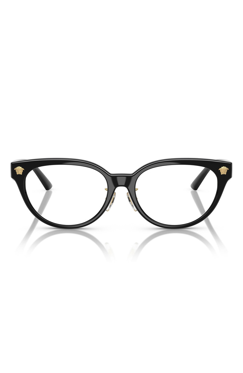 Versace 54mm Pillow Optical Glasses in Black 1
