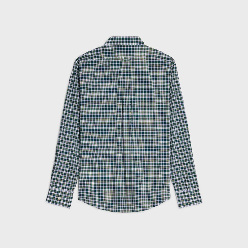 CELINE shirt IN tartan cotton cloth outlook