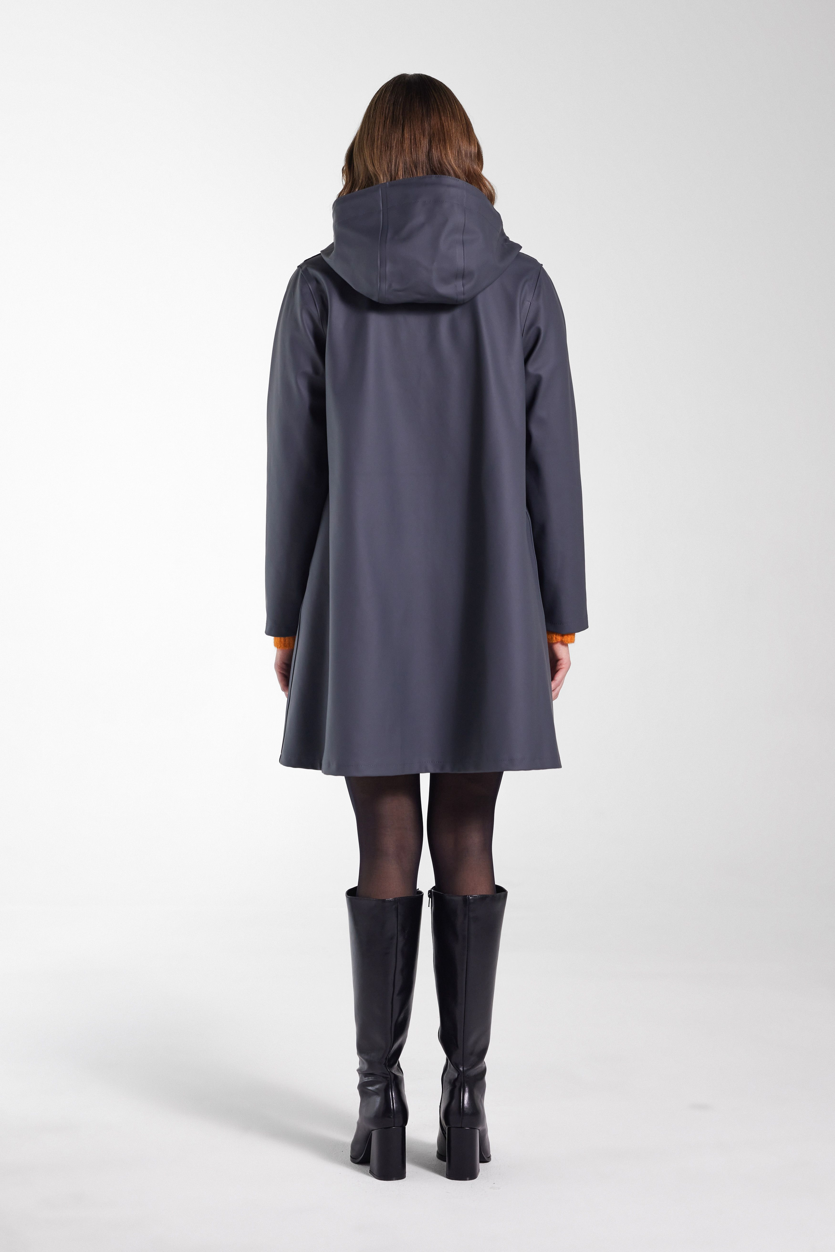 Mosebacke Raincoat Charcoal - 5