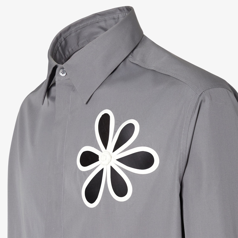 Shirt Gray poplin shirt 3
