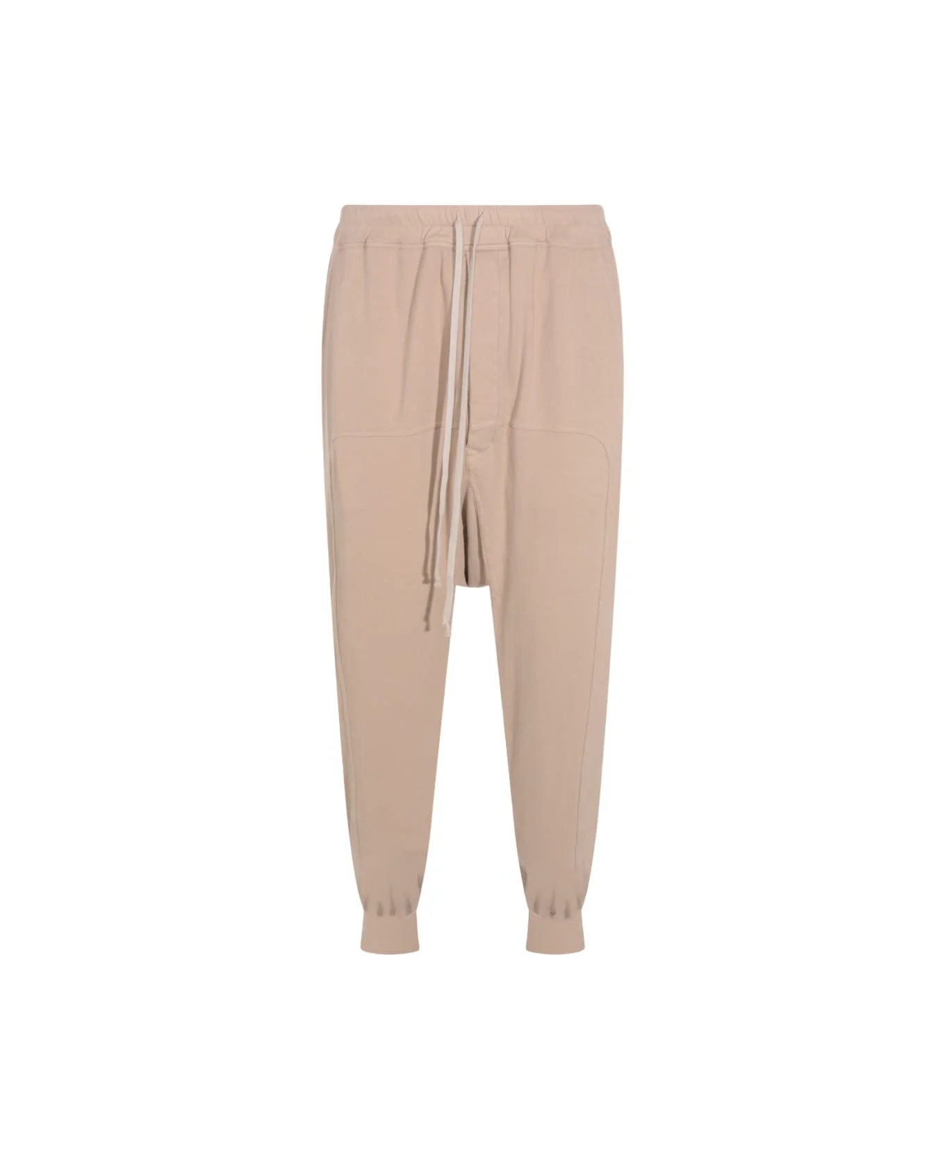 Beige Cotton Pants - 1