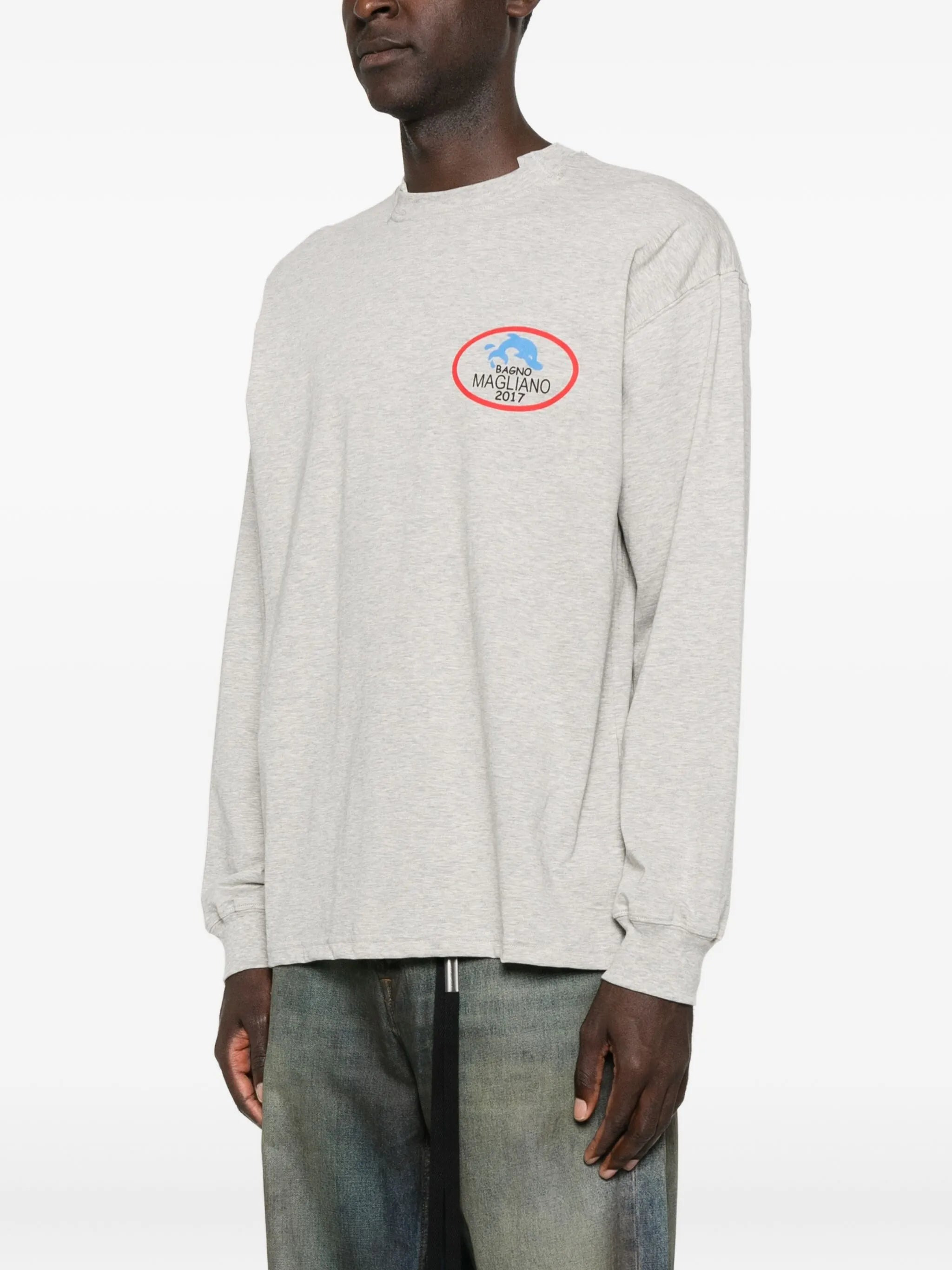 Magliano Logo-motif Long-sleeve Sweatshirt - 5