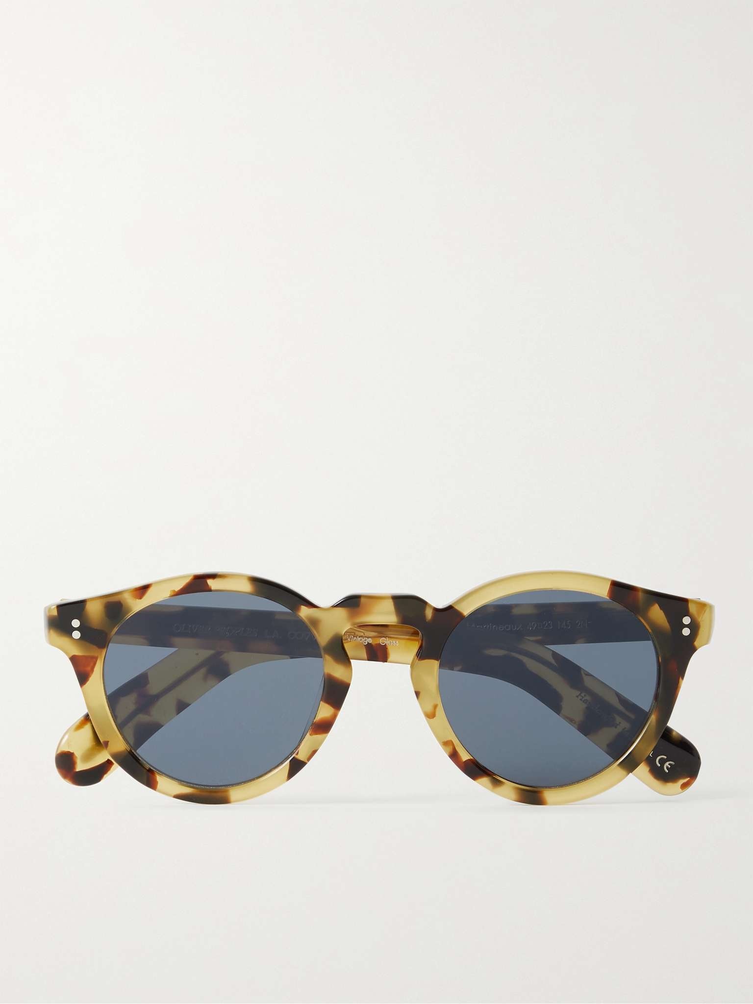 Martineaux Round-Frame Tortoiseshell Acetate Sunglasses - 1