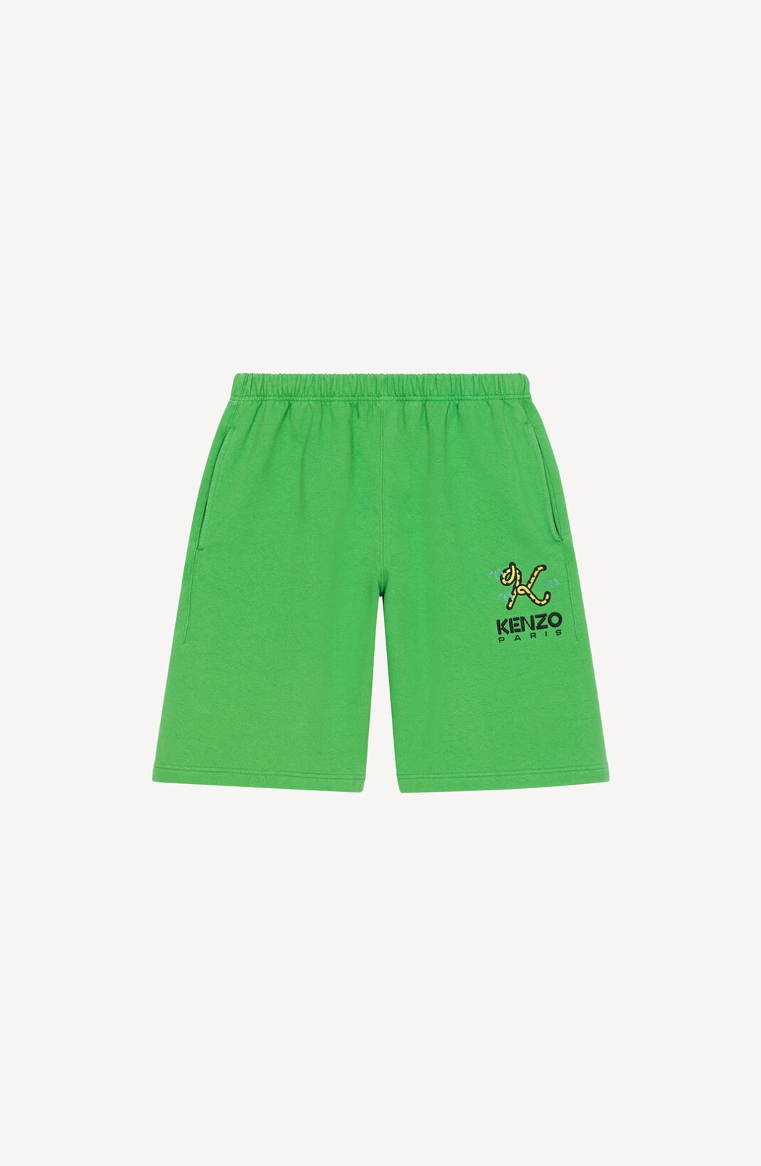 'Tiger Tail K' crest shorts - 1