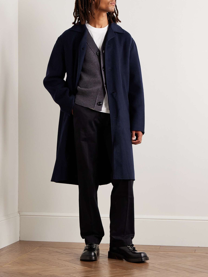 AMI Paris Double-Faced Virgin Wool and Cashmere-Blend Car Coat outlook