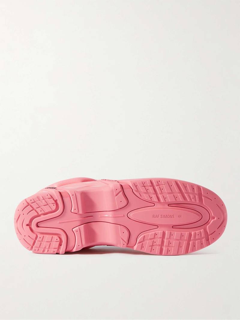 Antei Shell and PVC-Trimmed Leather Sneakers 7