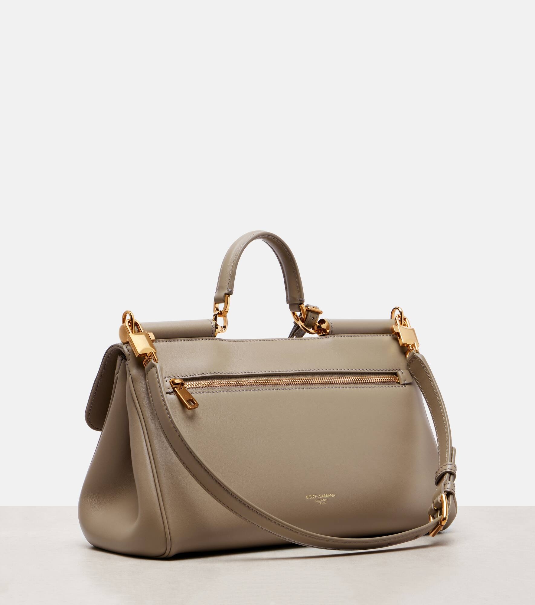 Sicily Small leather tote bag - 4