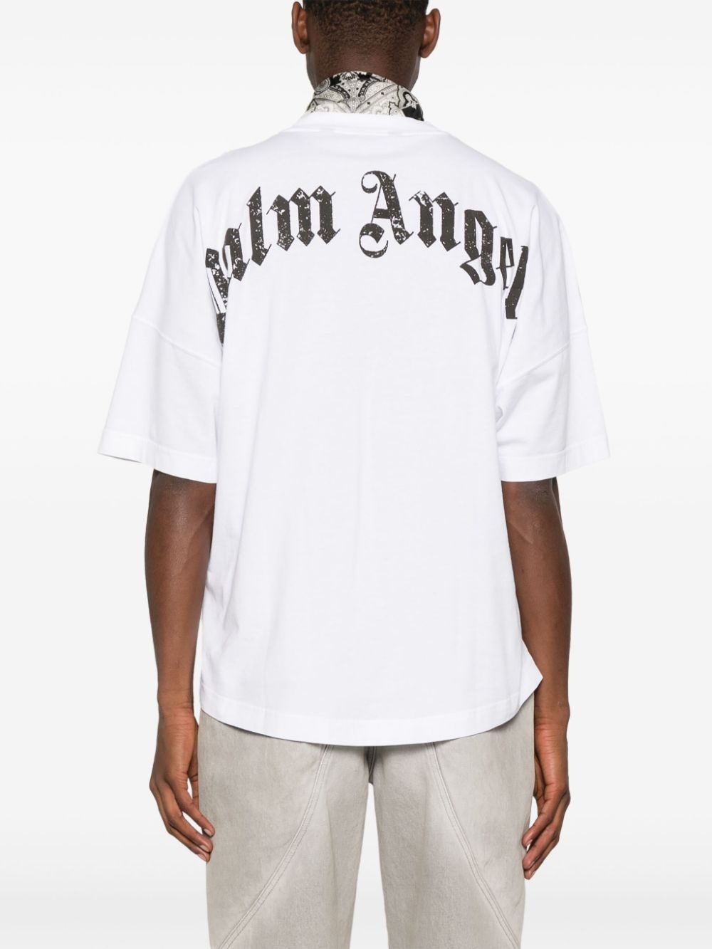 curved-logo T-shirt - 3