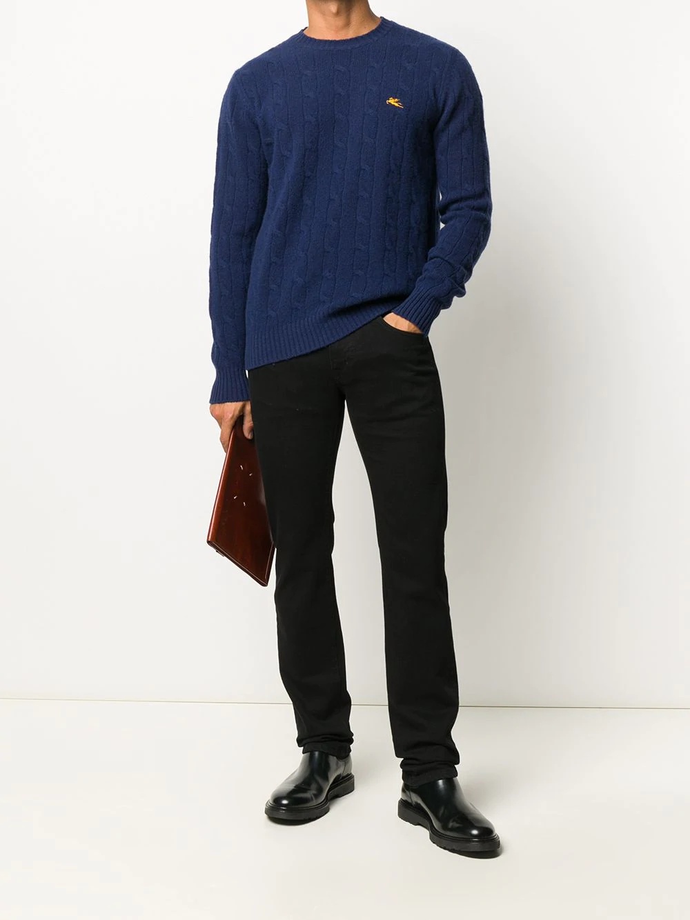 cable knit jumper - 2