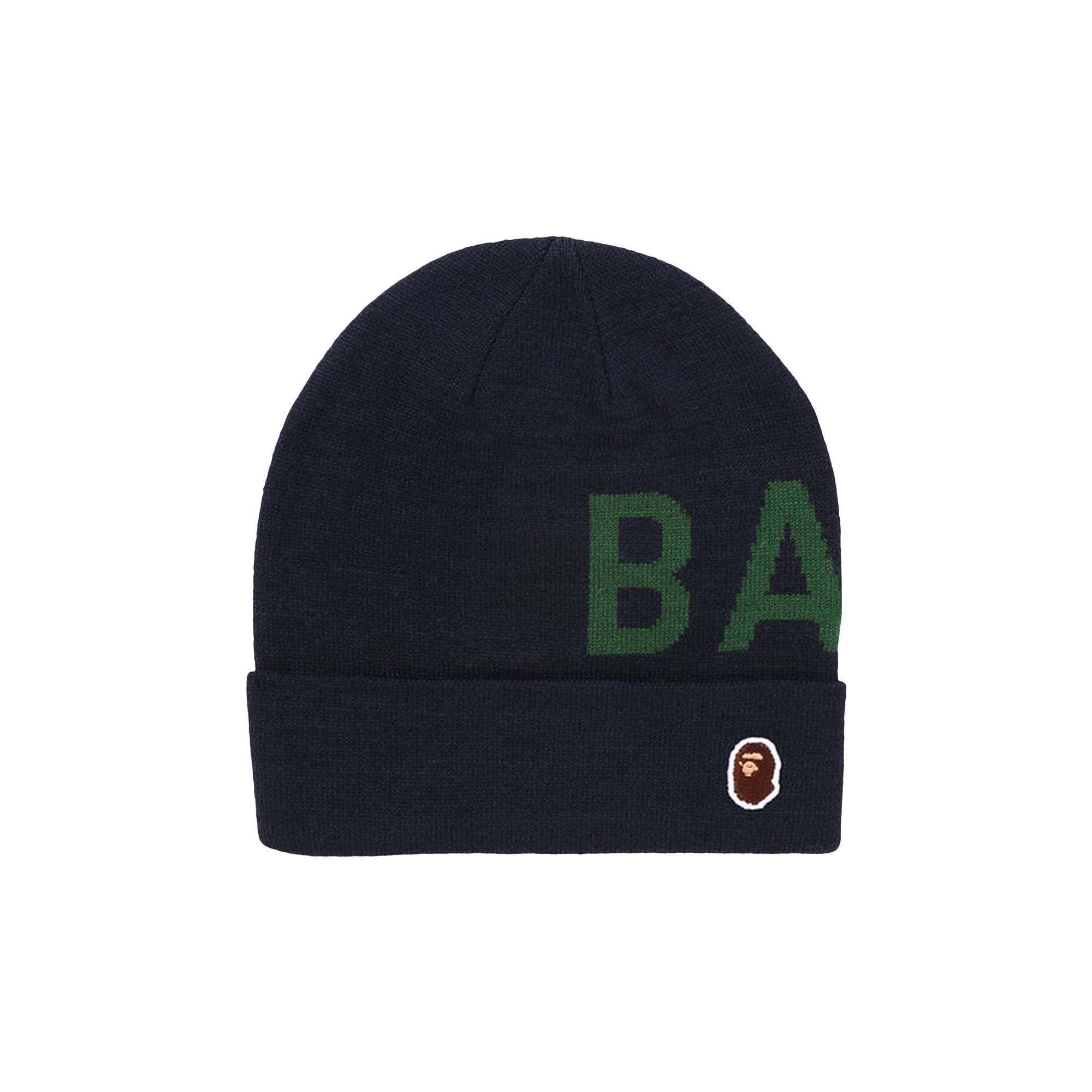 BAPE Knit Cap 'Navy' - 1