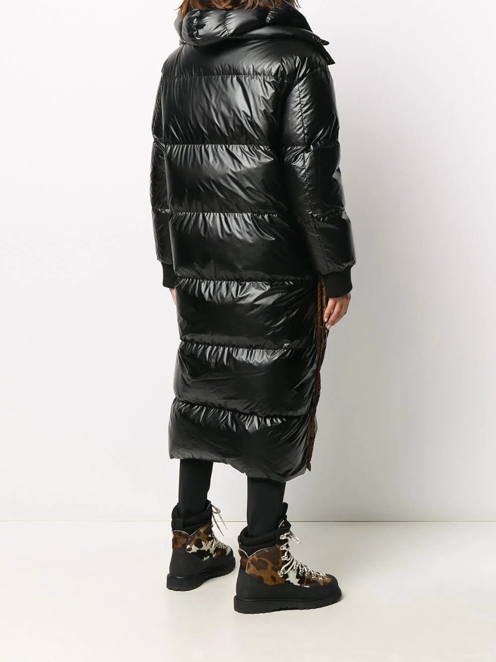 longline puffer coat - 4