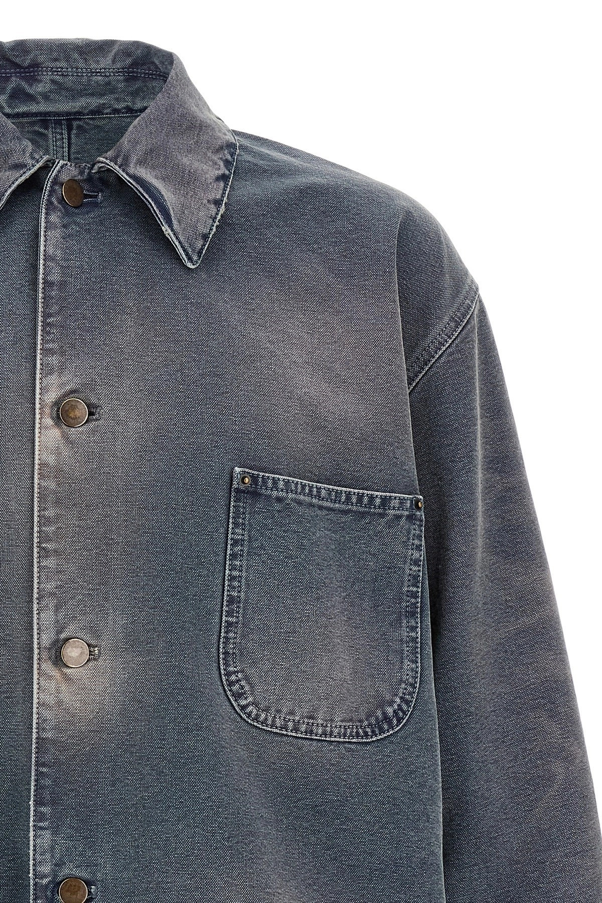 Blouson canvas distressed - 4