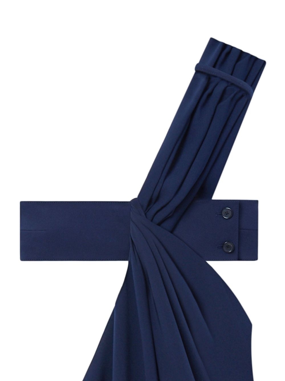 twisted draped dress - 2