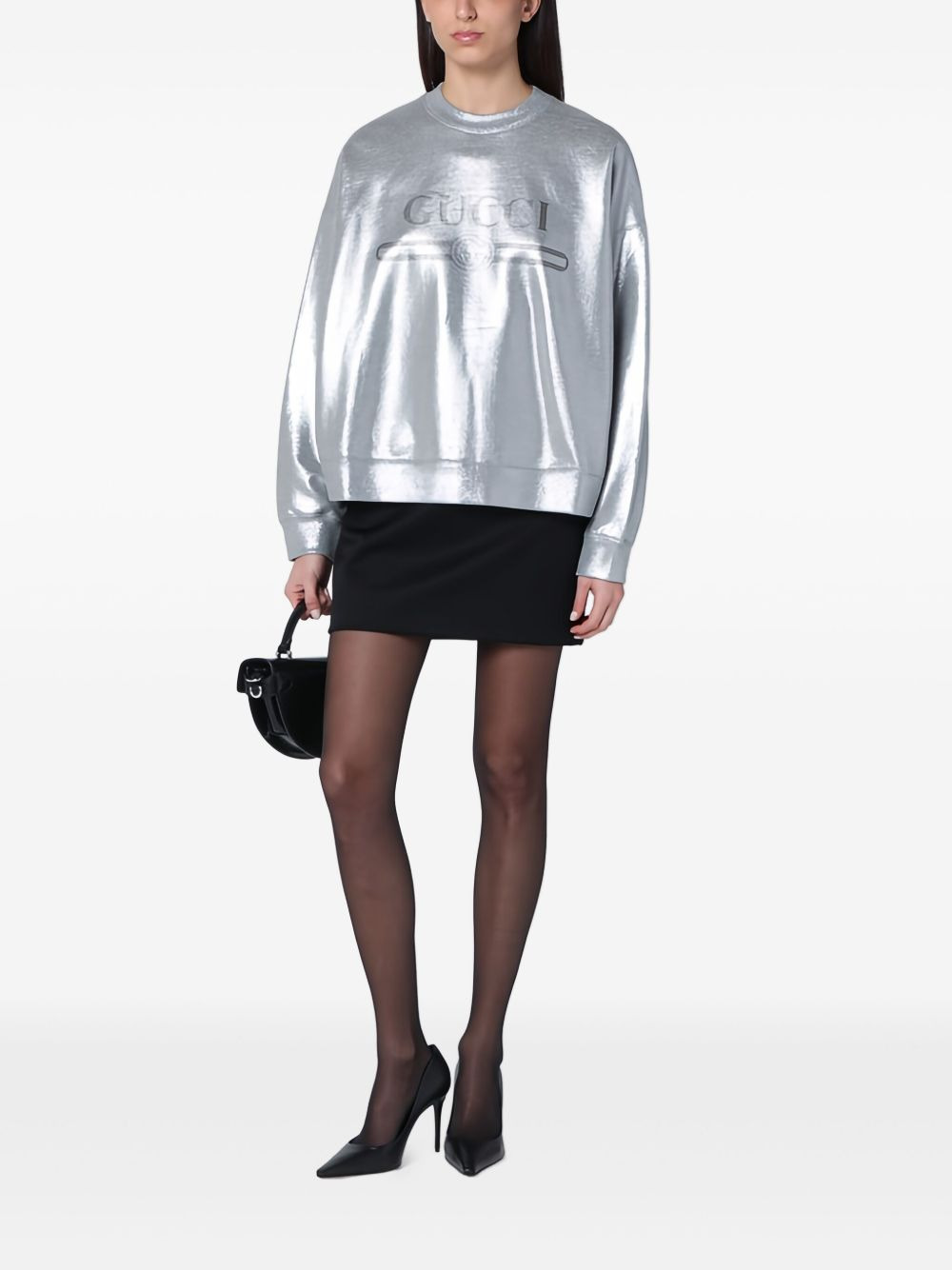 logo-print sweatshirt - 2