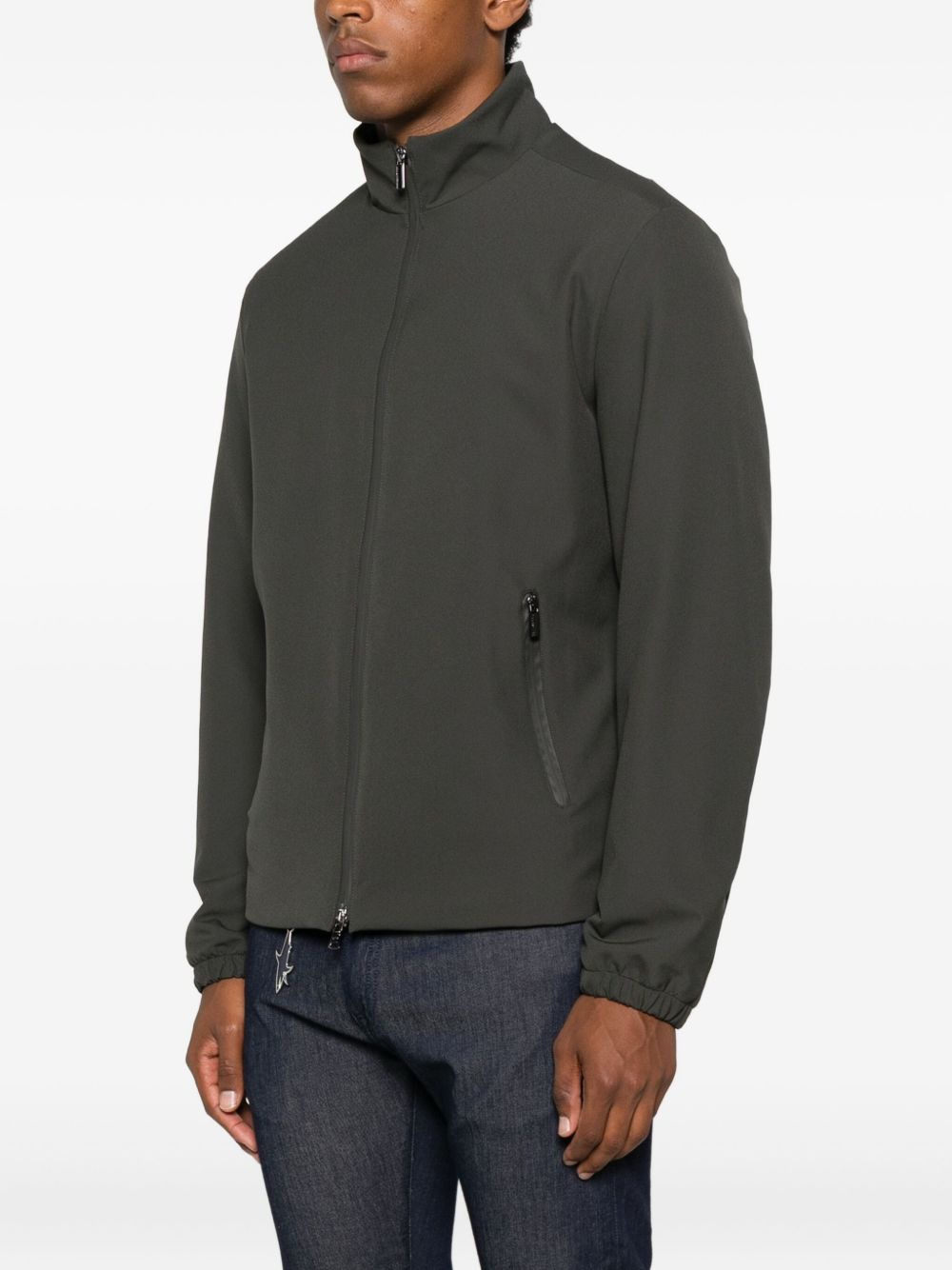 zip-front pocket jacket - 3