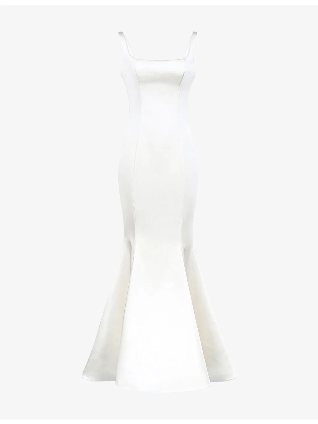 Leonie Button-Back Satin Bridal Gown - 1