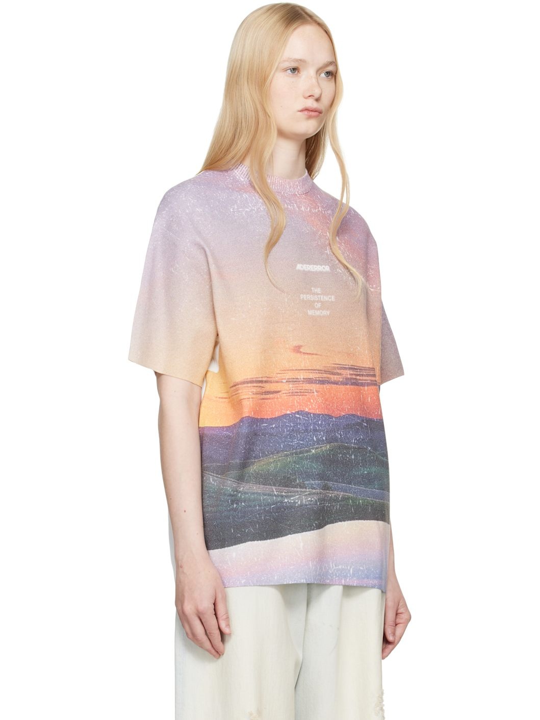 Multicolor Half Sleeve Knit Product. 60 T-shirt - 2