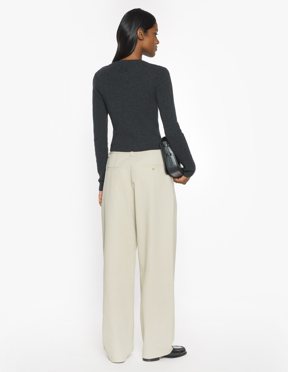 DOUBLE PLEATED PANTS - 5