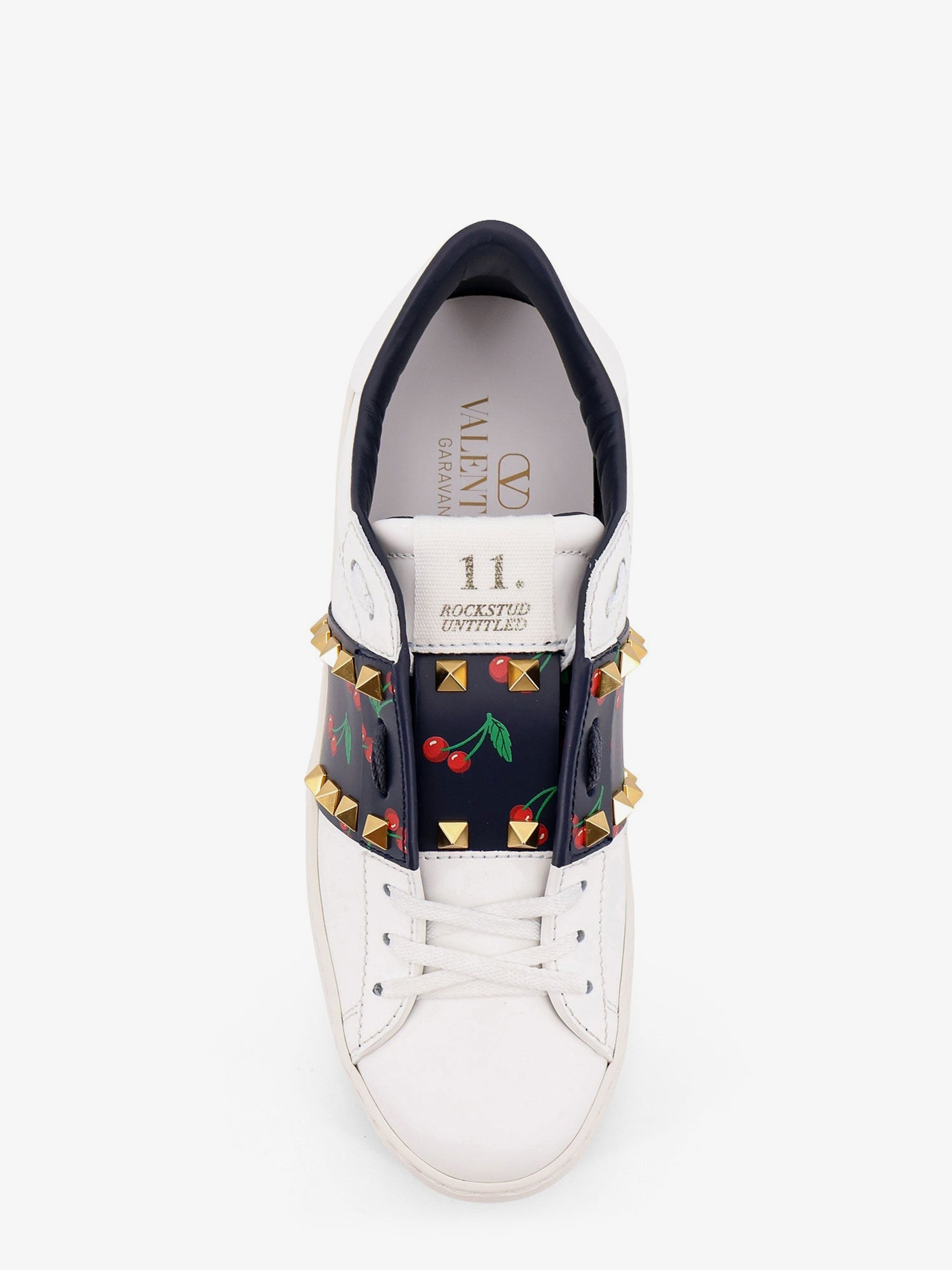 Valentino Garavani Rockstud Untitled Leather Low-Top Sneakers - 5