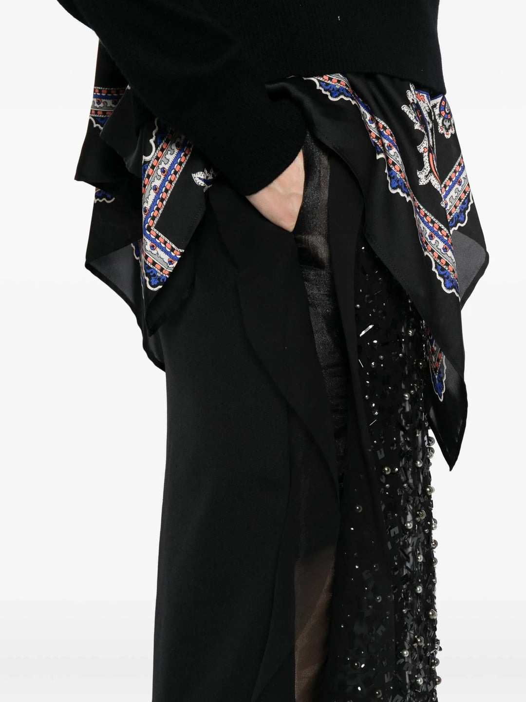 Sequin Embroidery Skirt - 5