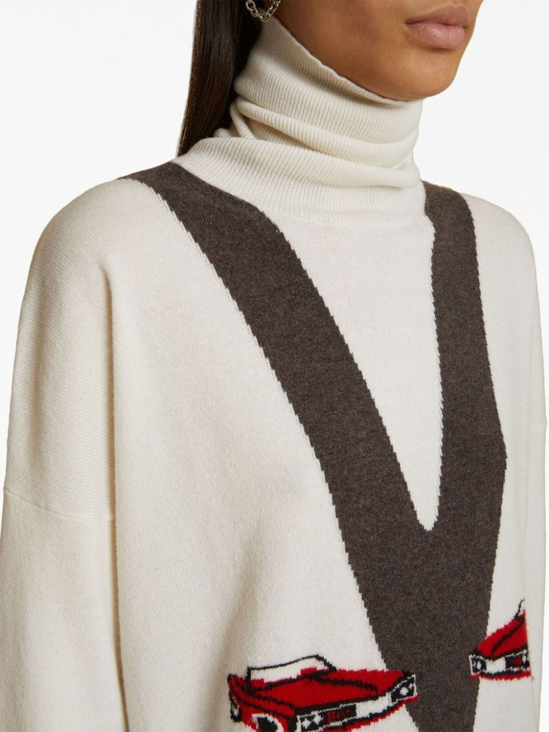Esmal jacquard-knit cashmere jumper 6