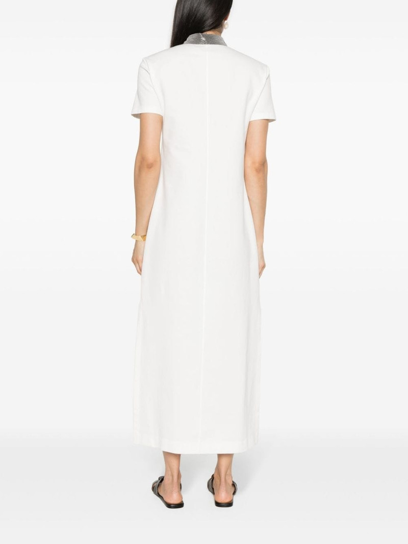 Monili-embellished polo dress 4