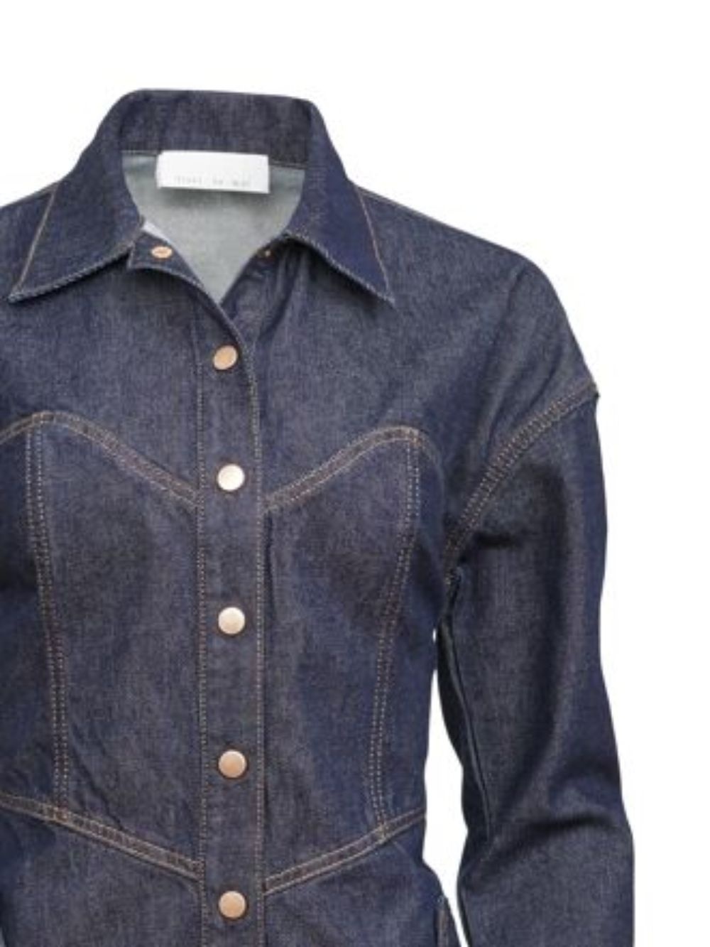 denim shirt dress - 2