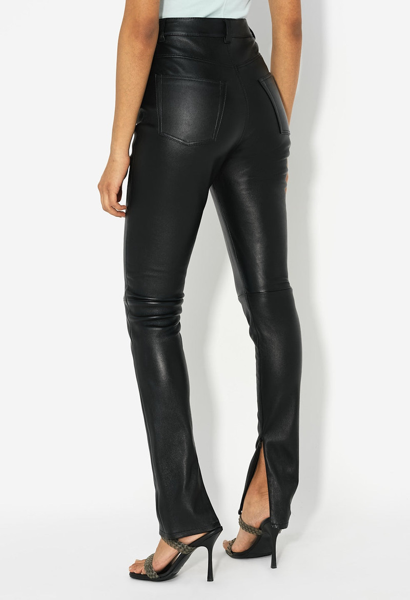 LEATHER RYDER HI RISE SKINNY 7