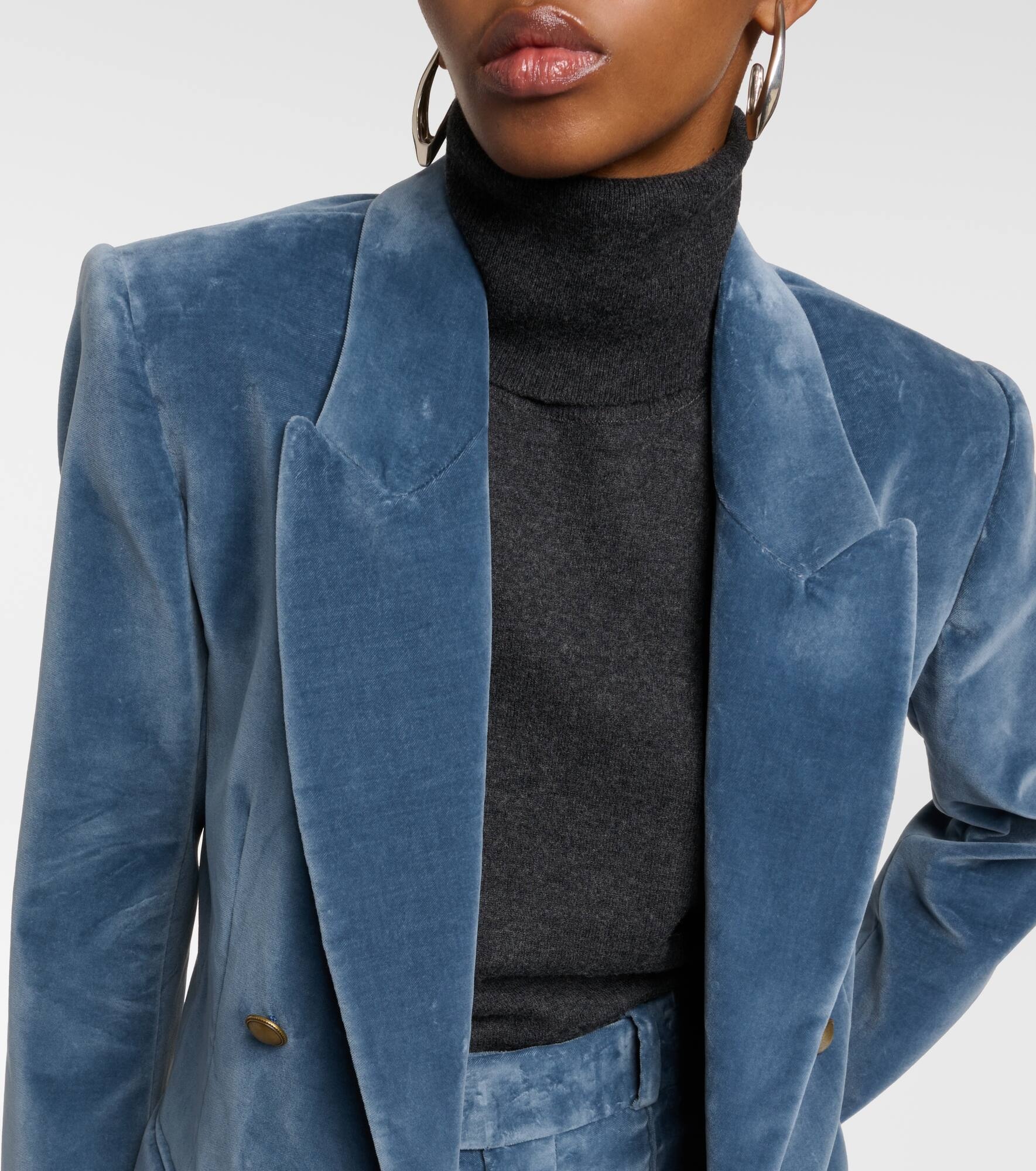Velvet blazer - 6