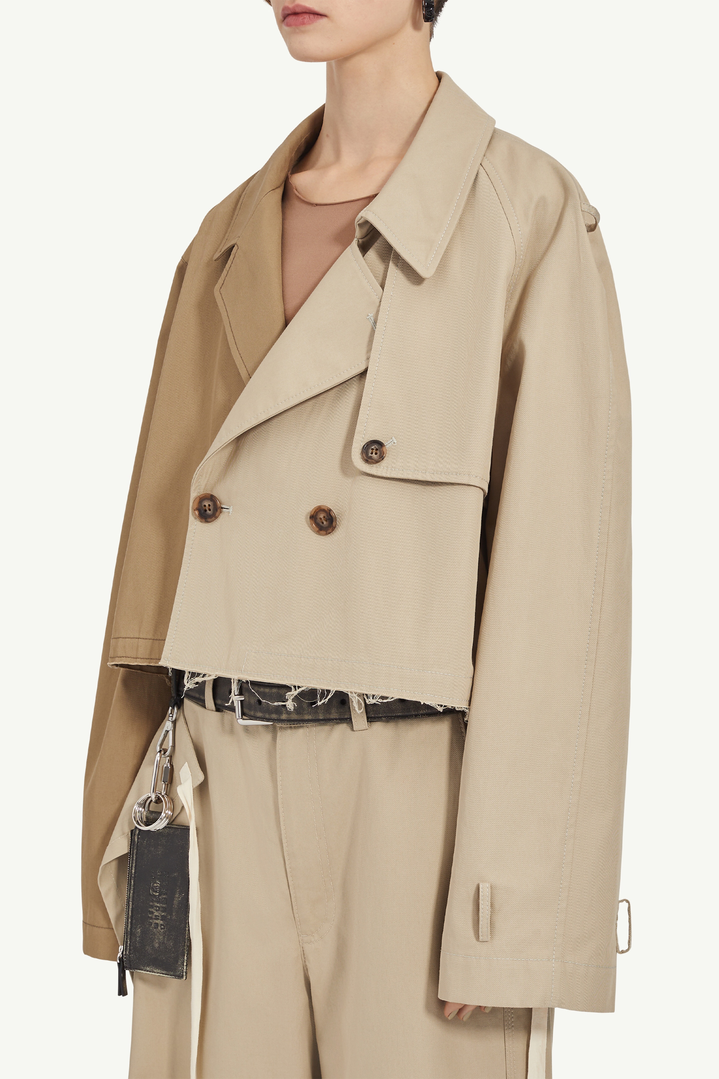 Cropped Trench Jacket - 5
