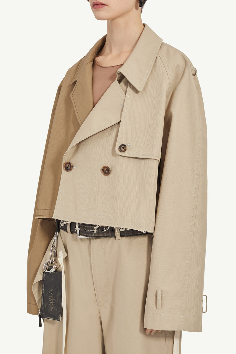 Cropped Trench Jacket 5