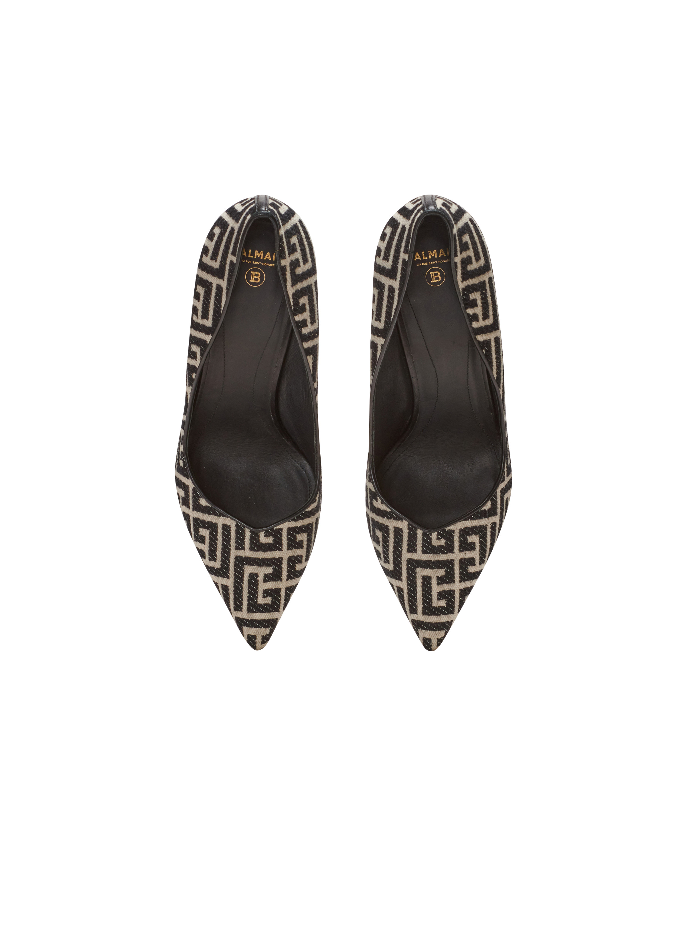 Ruby stilettos with jacquard monogram - 3