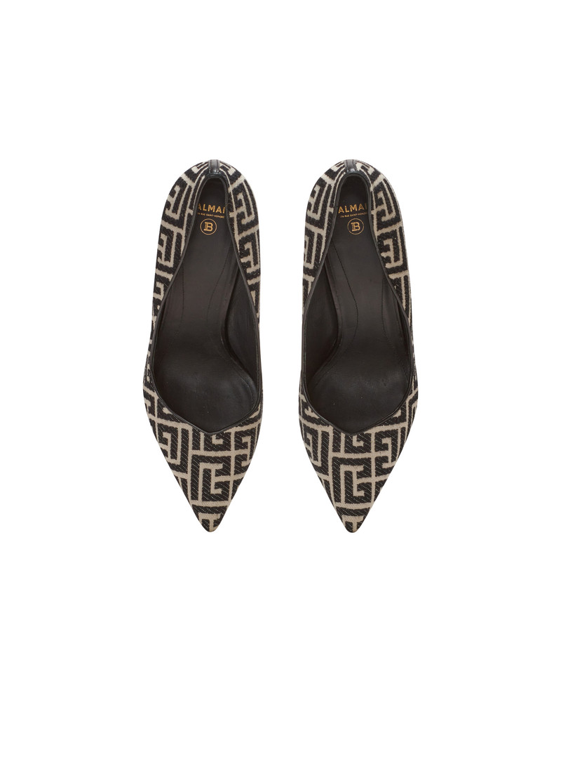 Ruby stilettos with jacquard monogram 3
