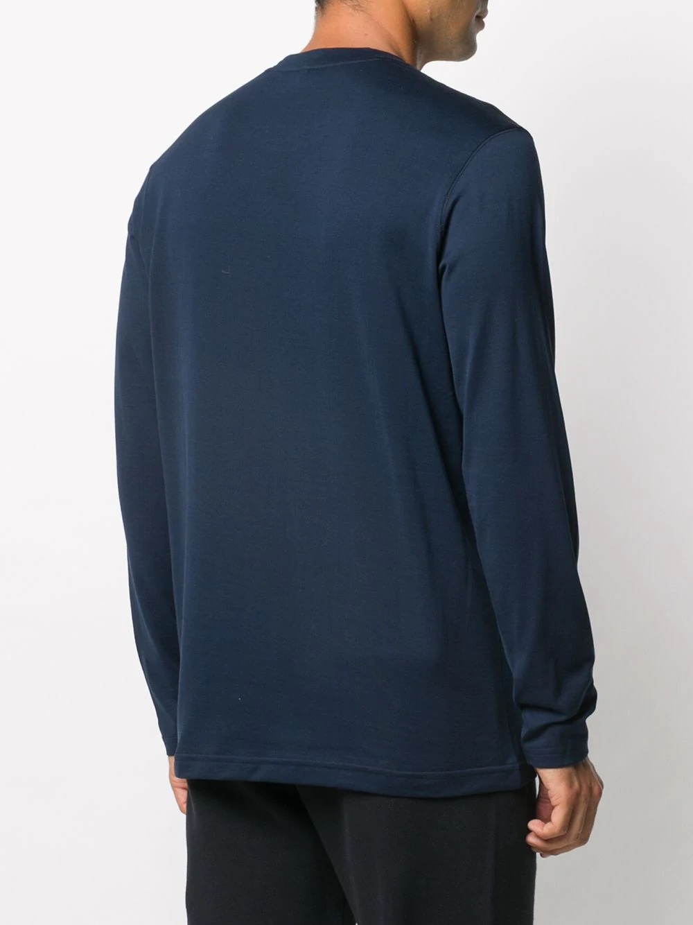 logo patch long-sleeve top - 4